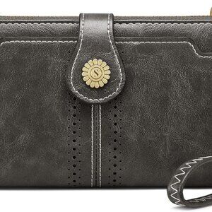 Vegan Leather Crossbody Bags for Women Small Cell Phone Purse RFID Blocking Clut